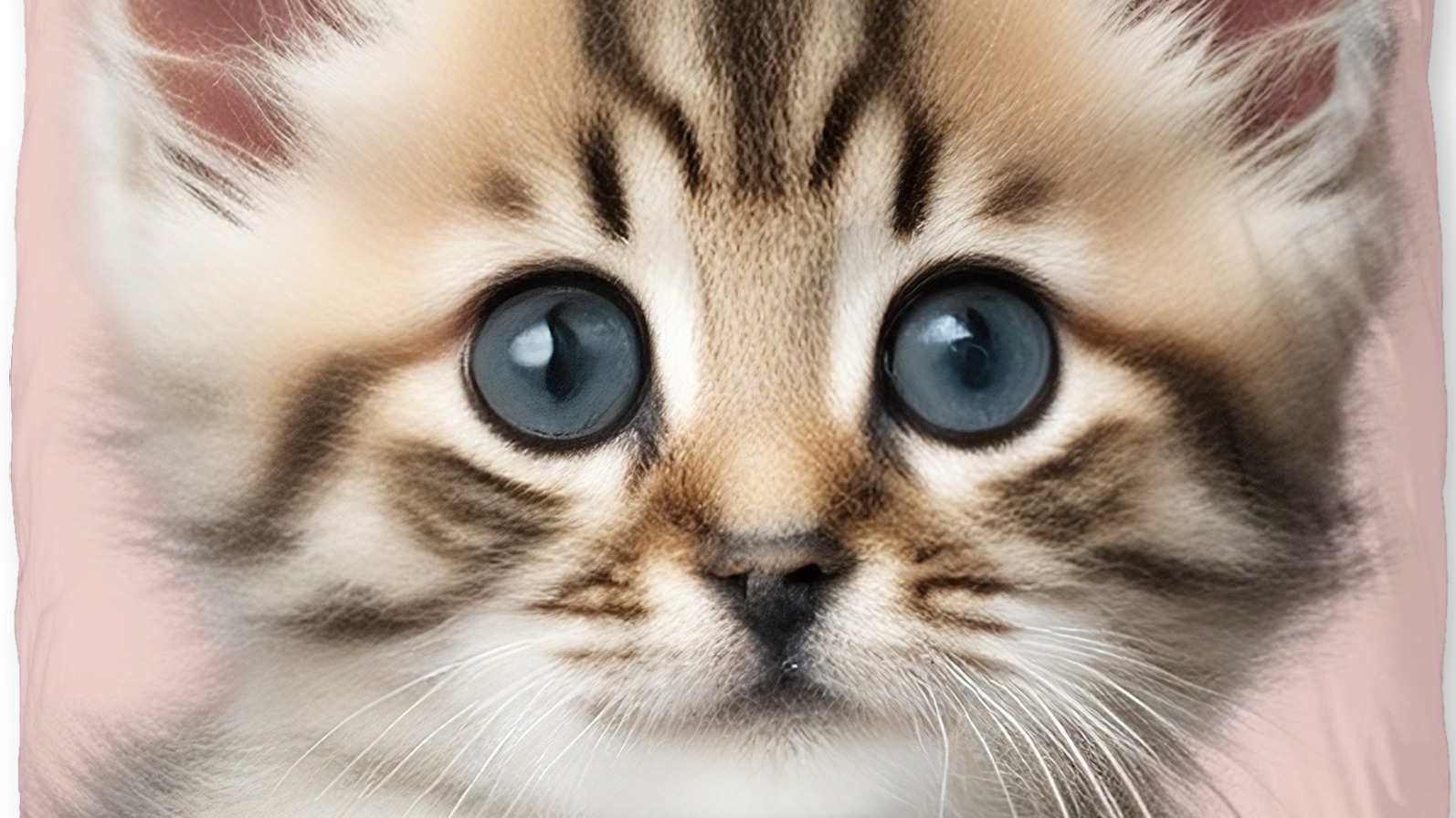 Dekbedovertrek Kids Good Morning Meow - Pink detail