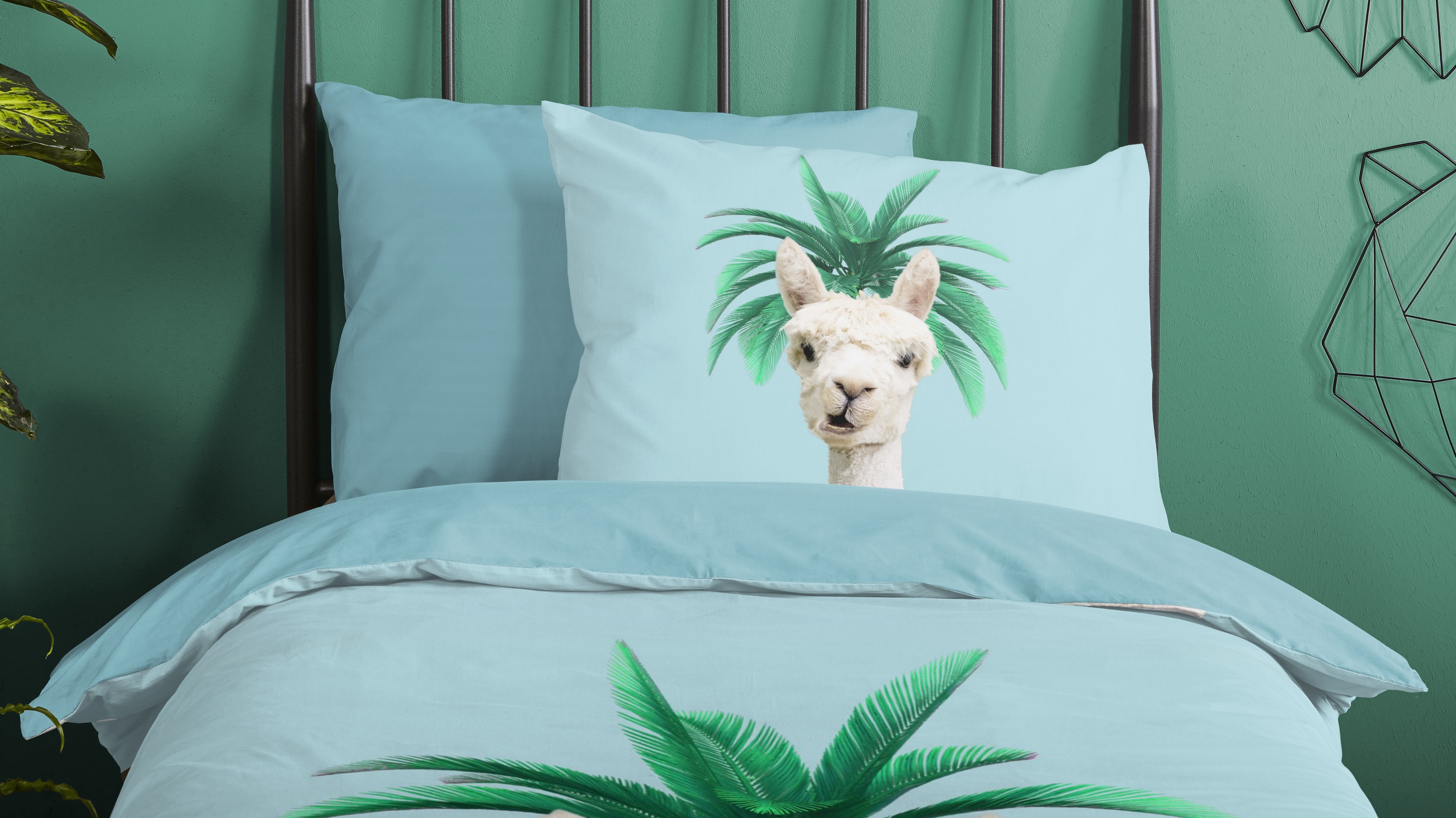 Dekbedovertrek Kids Good Morning Pallama - Blue close up