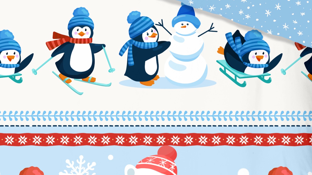 Dekbedovertrek Kids Good Morning Penguins - Multi details