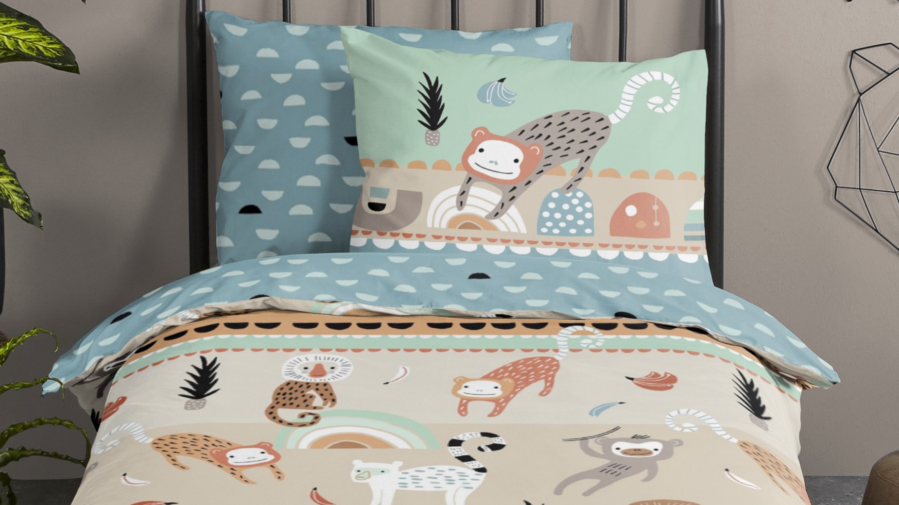 Dekbedovertrek Kids Good Morning Play - Multi close up