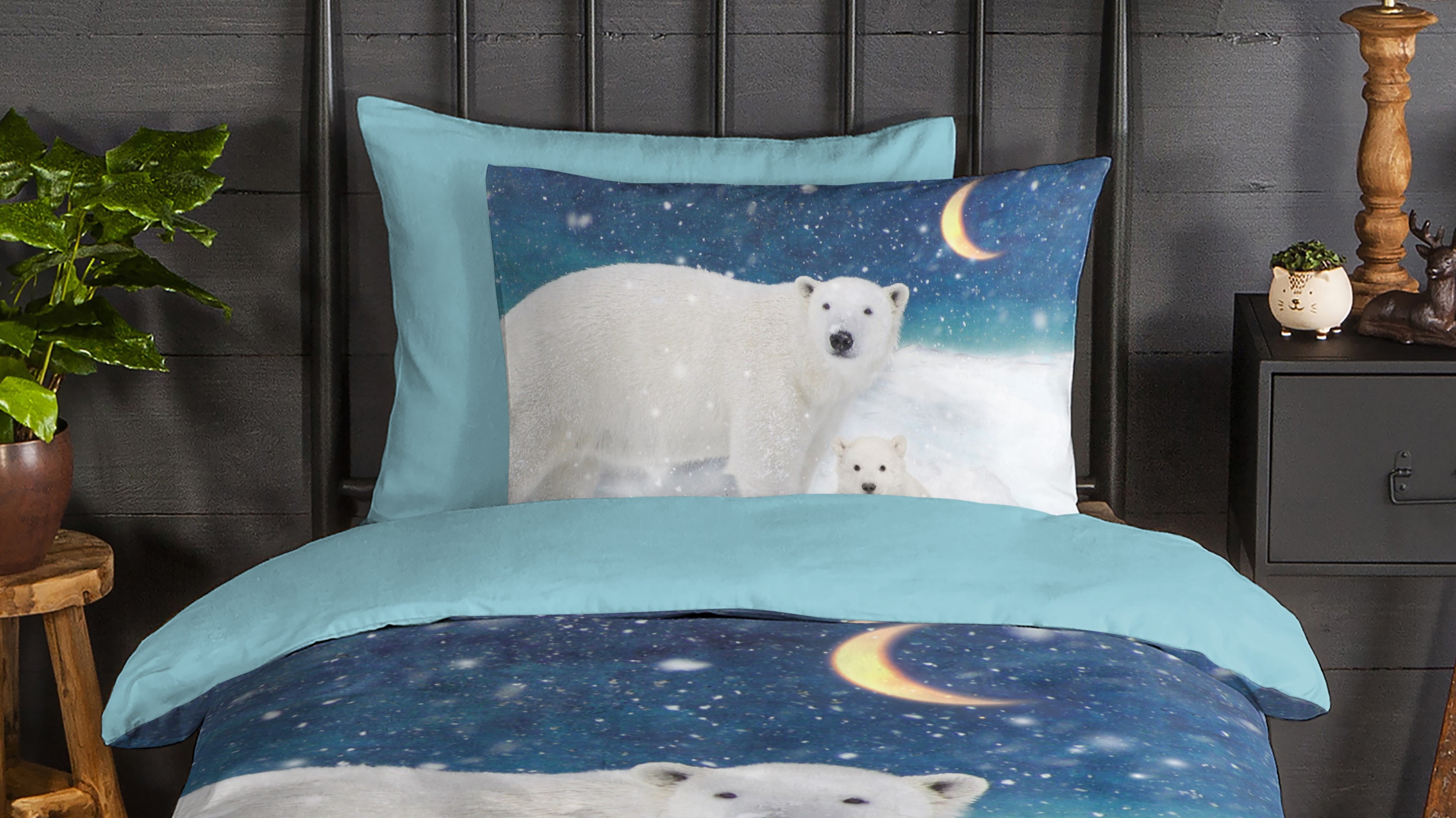 Dekbedovertrek Kids Good Morning Polar - Multi close up