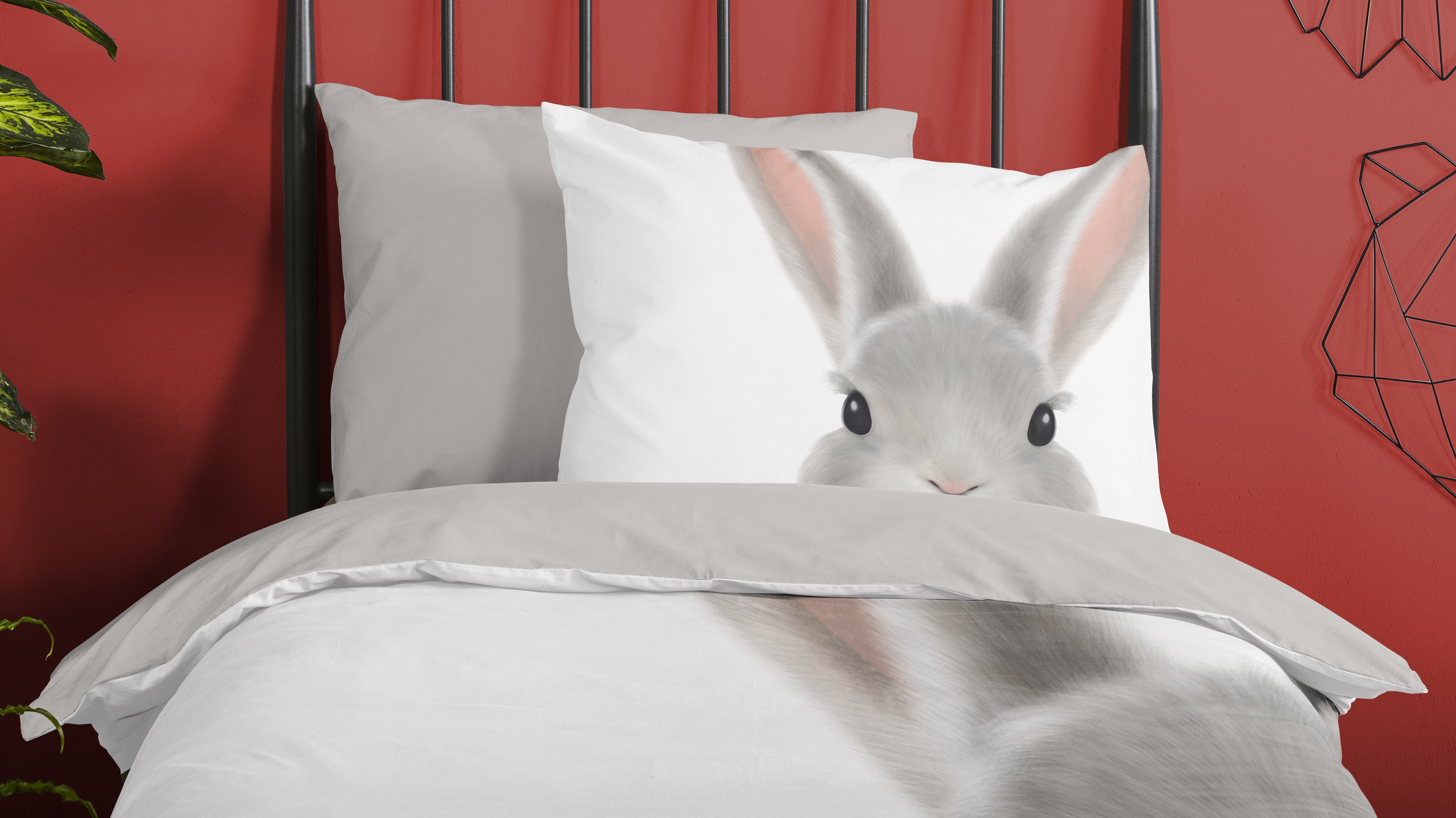 Dekbedovertrek Kids Good Morning Roger - White close up