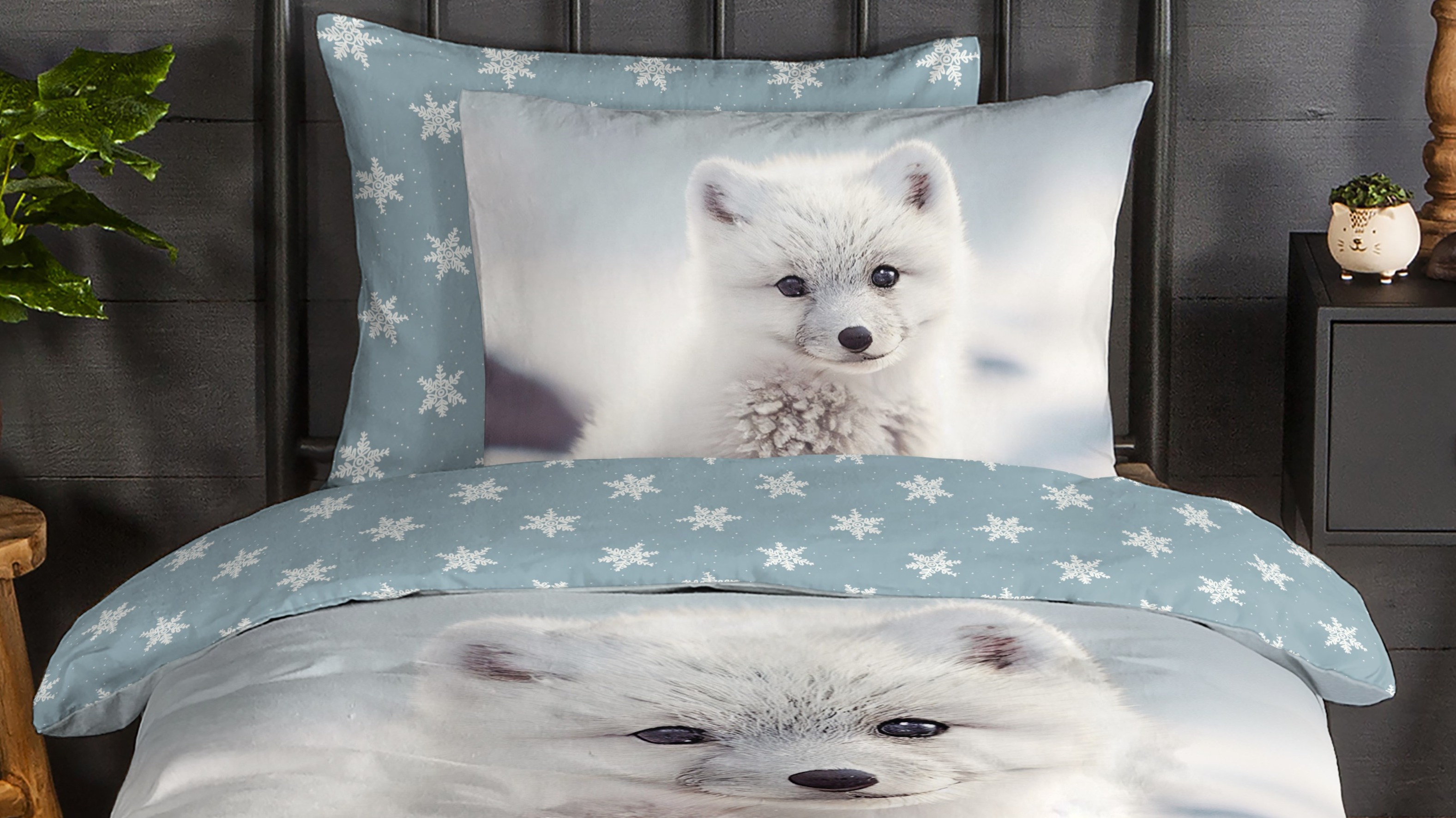 Dekbedovertrek Kids Good Morning Toss - White close up