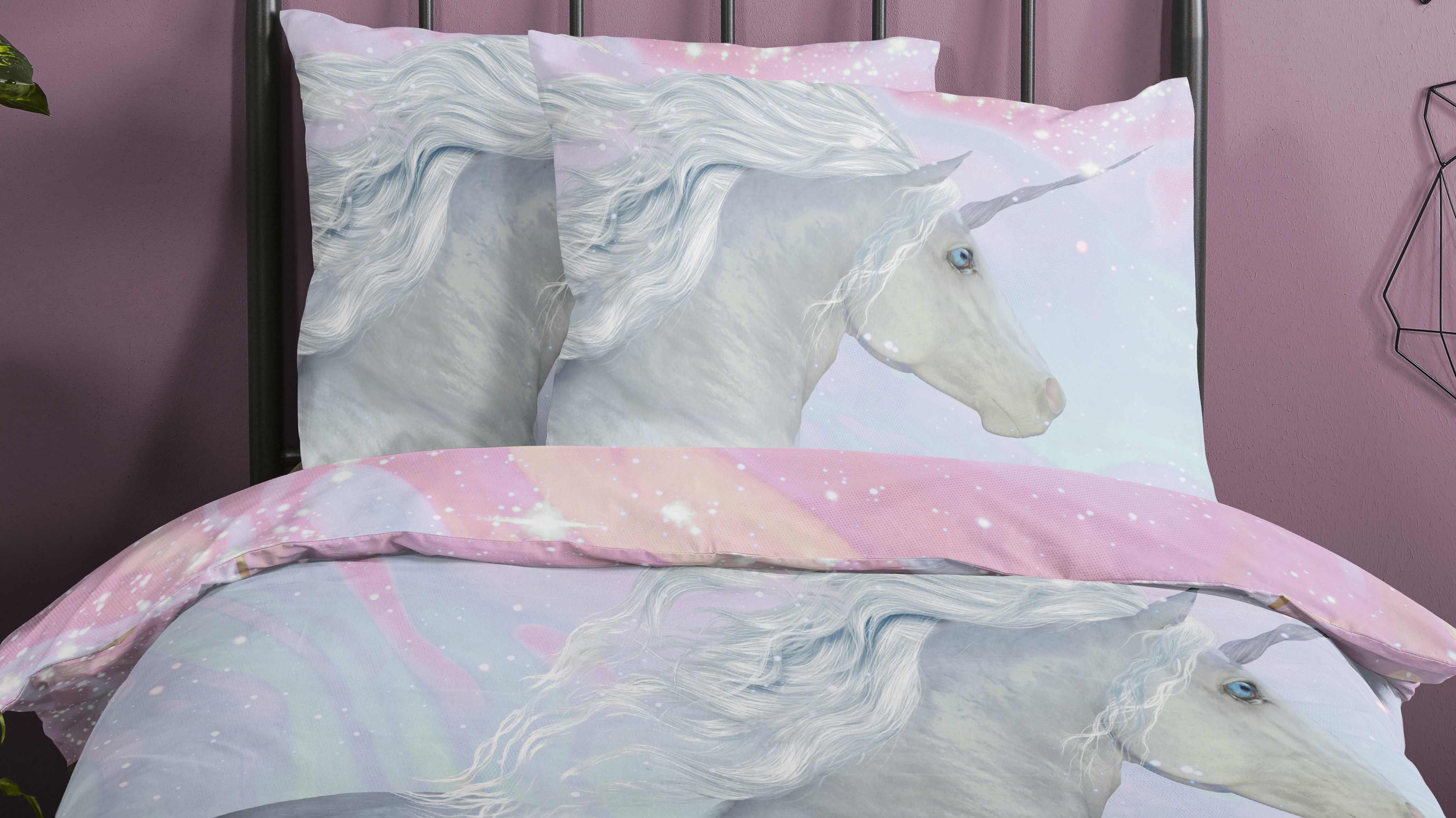 Dekbedovertrek Kids Good Morning Unicorn - Multi close up