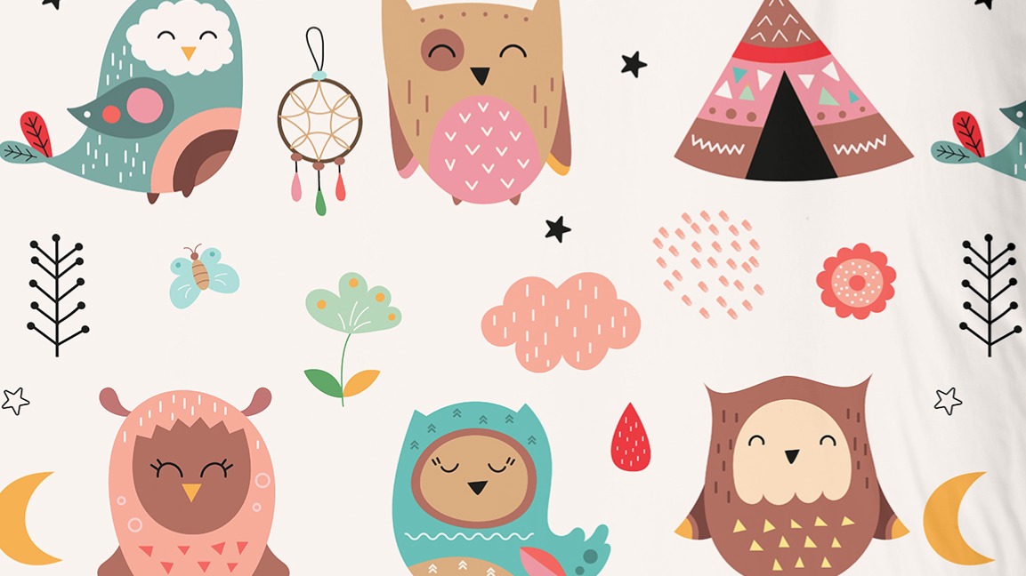 Dekbedovertrek Kids Good Morning Wise - Multi detail