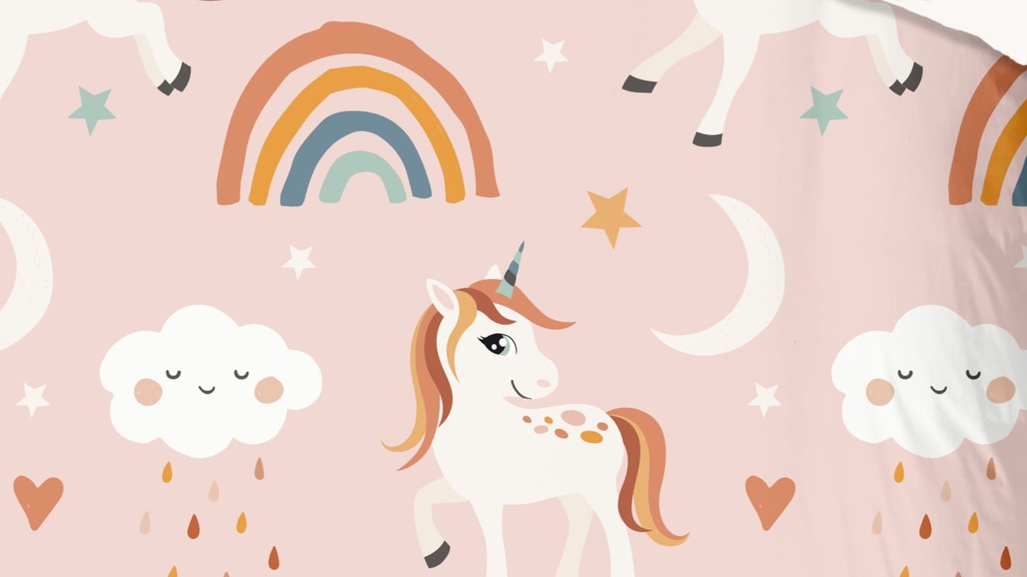 Dekbedovertrek Kids Pure Aina - Multi detail