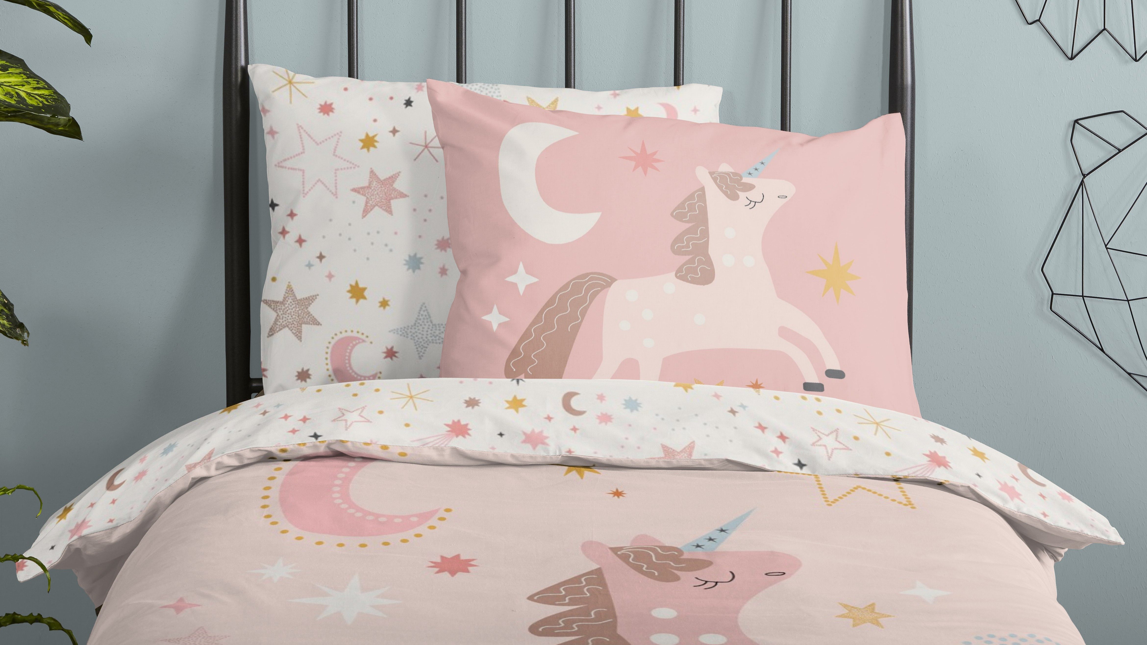 Dekbedovertrek Kids Pure Deina - Pink close up