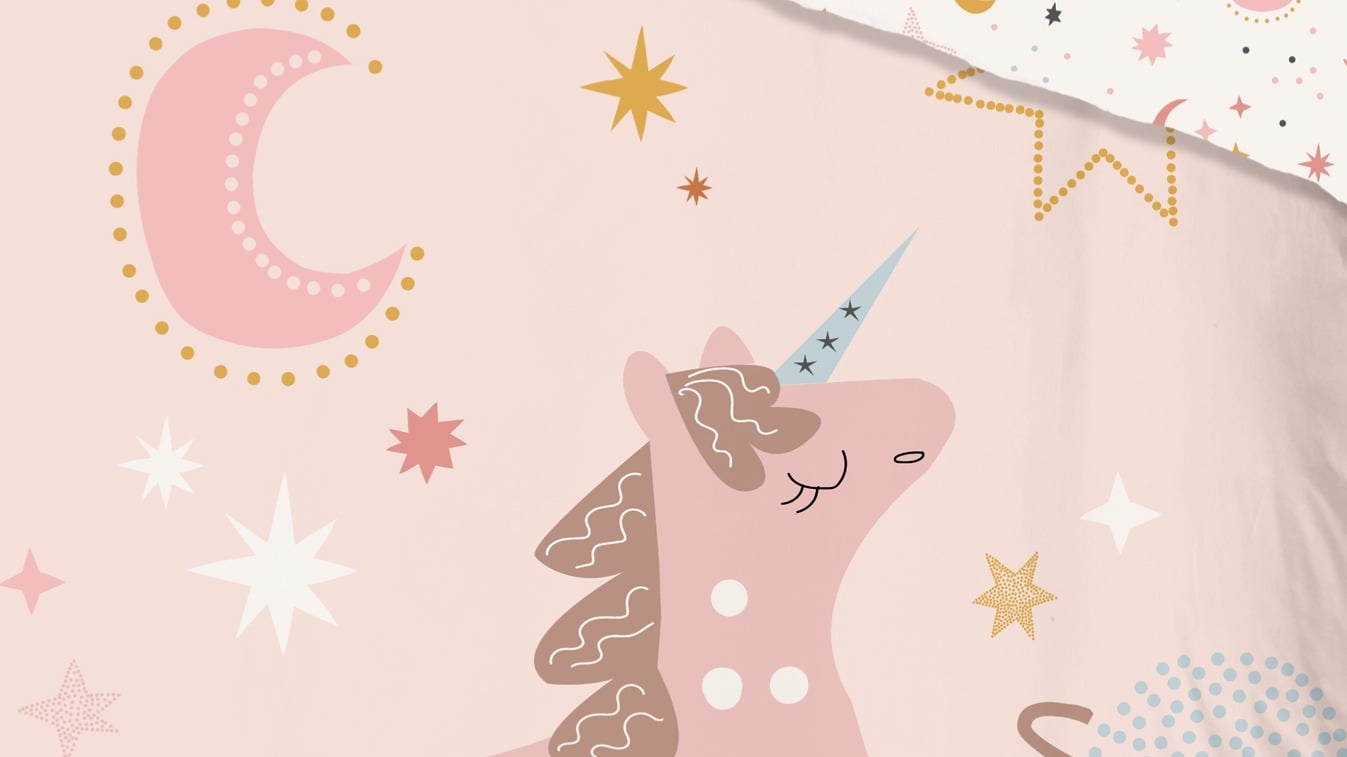 Dekbedovertrek Kids Pure Deina - Pink detail