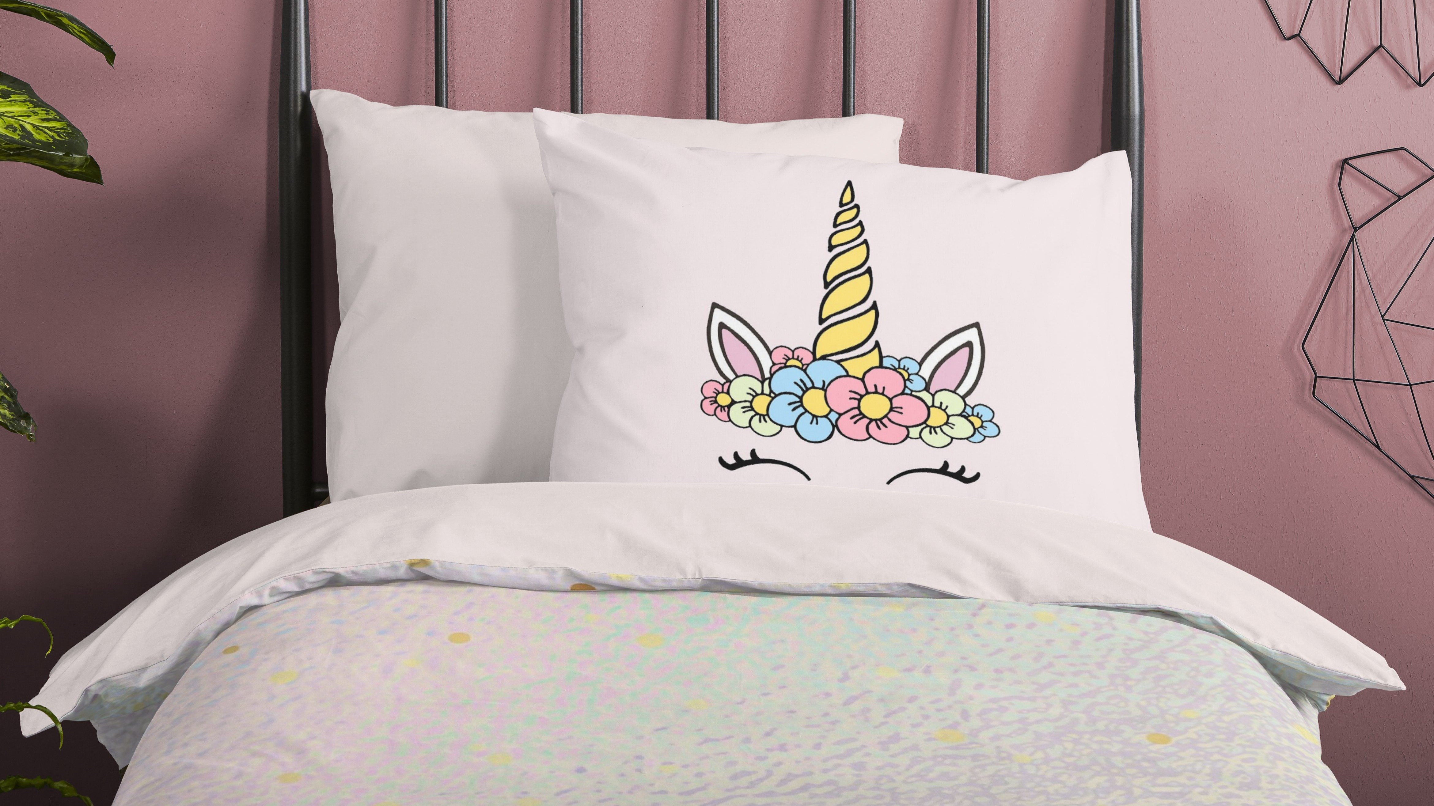 Dekbedovertrek Kids Pure Mandy - Pink close up