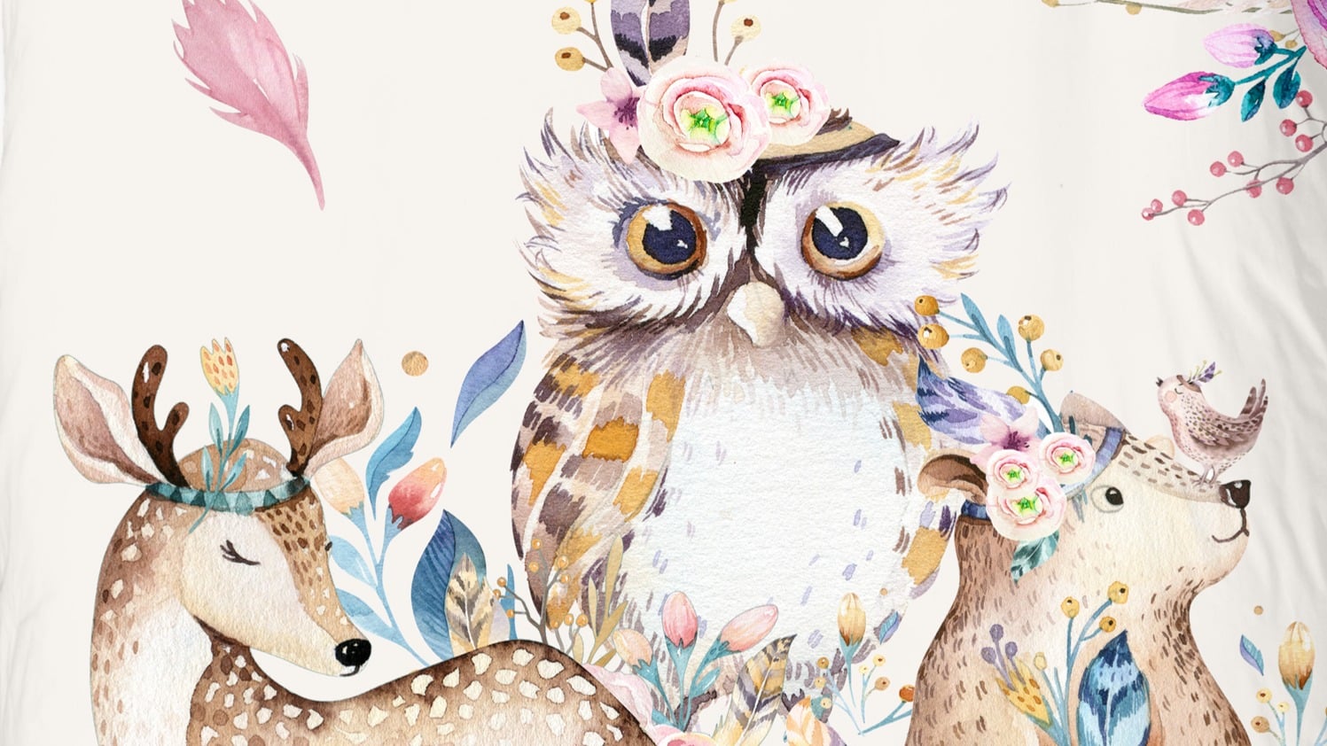 Dekbedovertrek Kids Pure Meandra - Multi detail