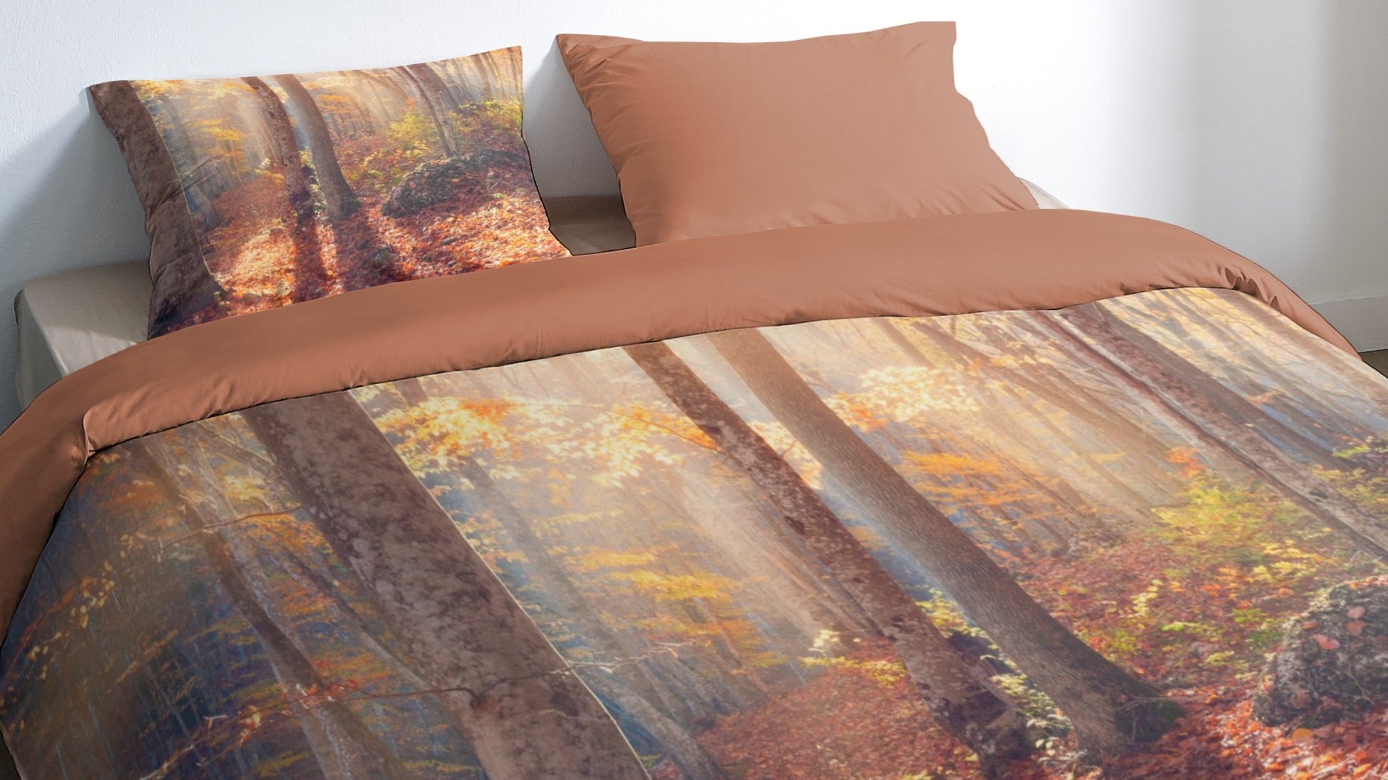 Dekbedovertrek Pure Autumn - Multi close up