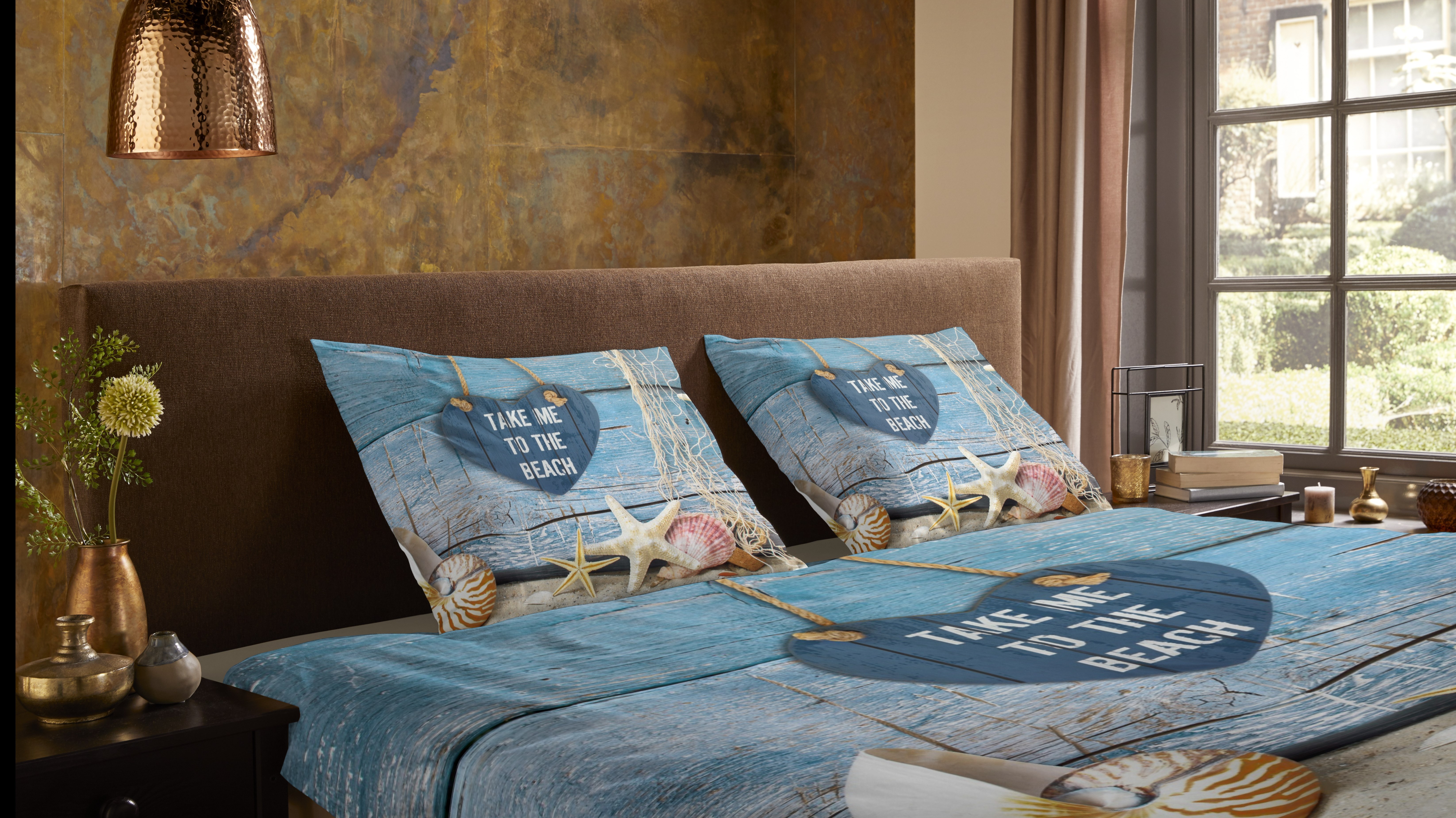 Dekbedovertrek Pure Beach Shell - Multi close up