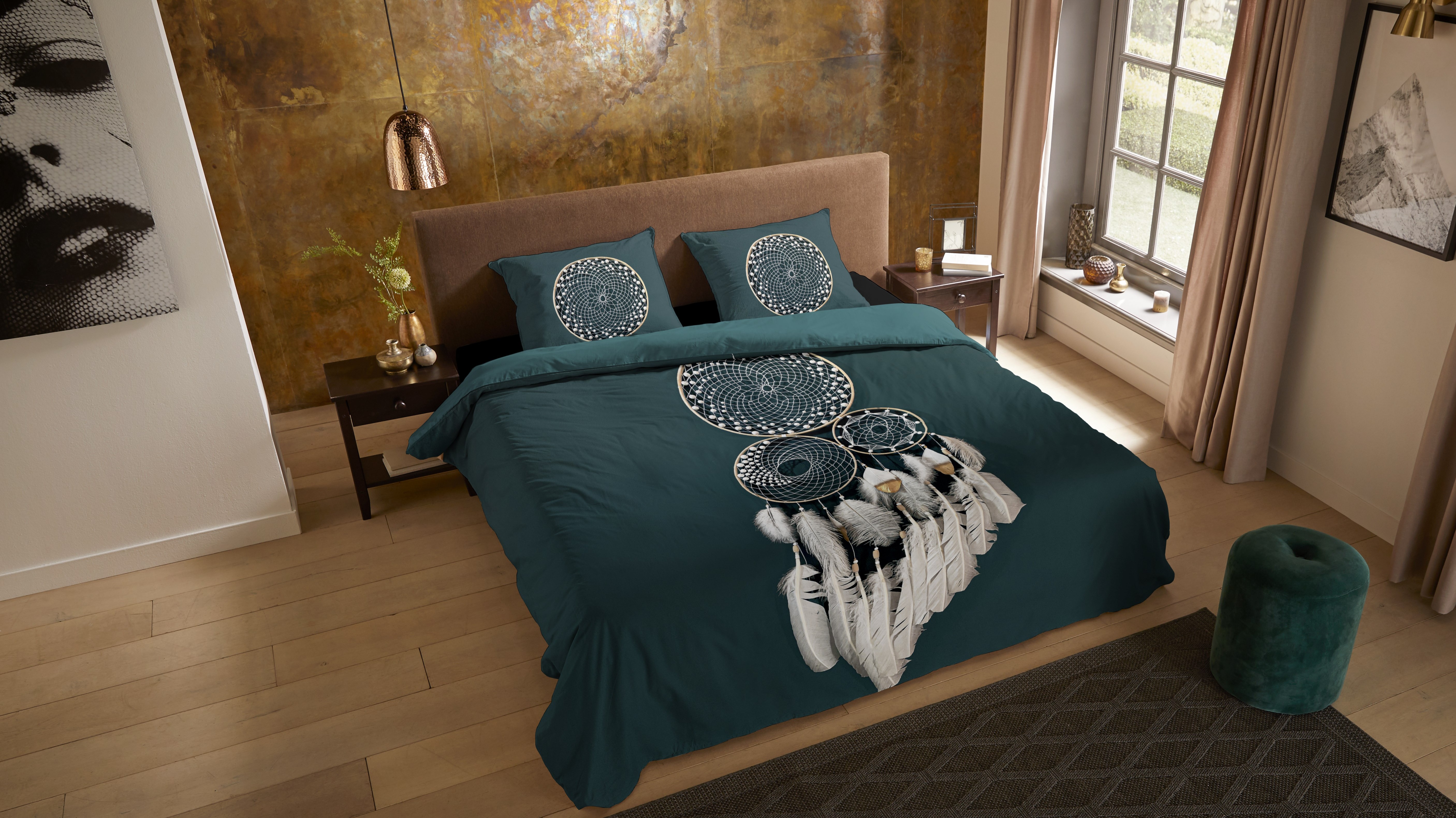 Dekbedovertrek Pure Catch - Petrol mood