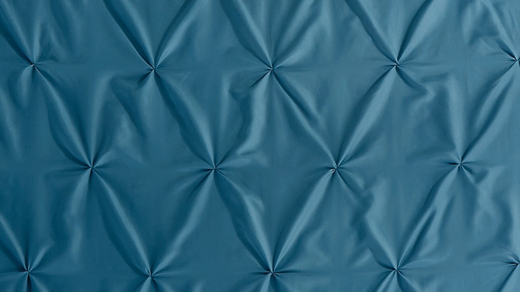 Dekbedovertrek Pure Elegance - Petrol detail