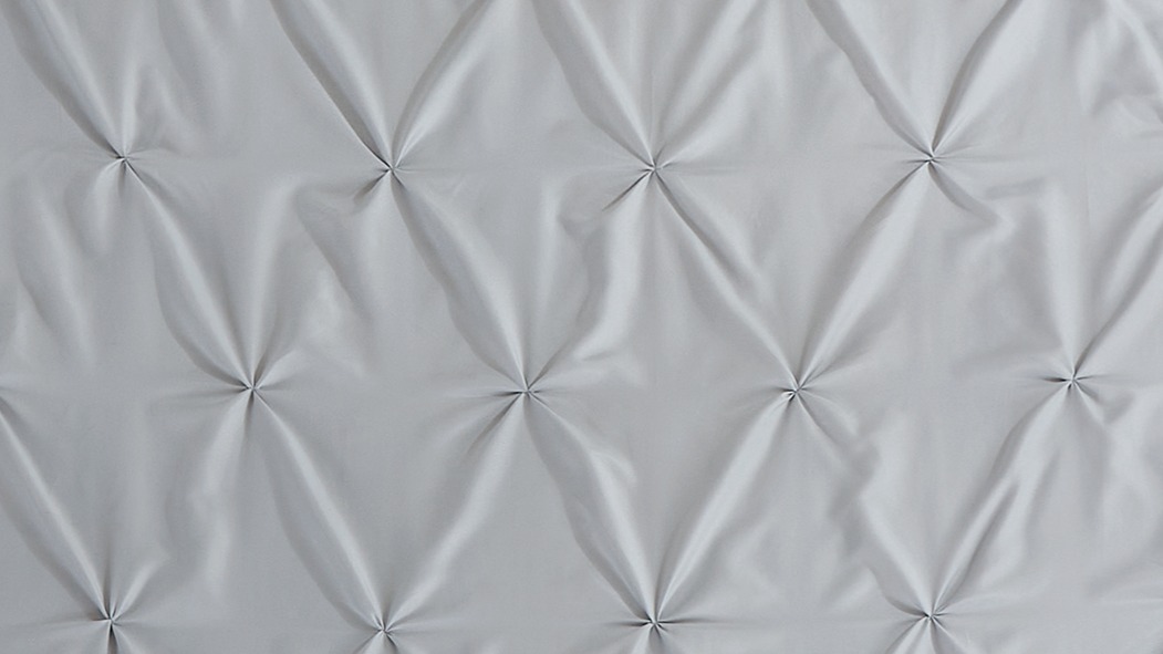 Dekbedovertrek Pure Elegance - Silver Grey detail