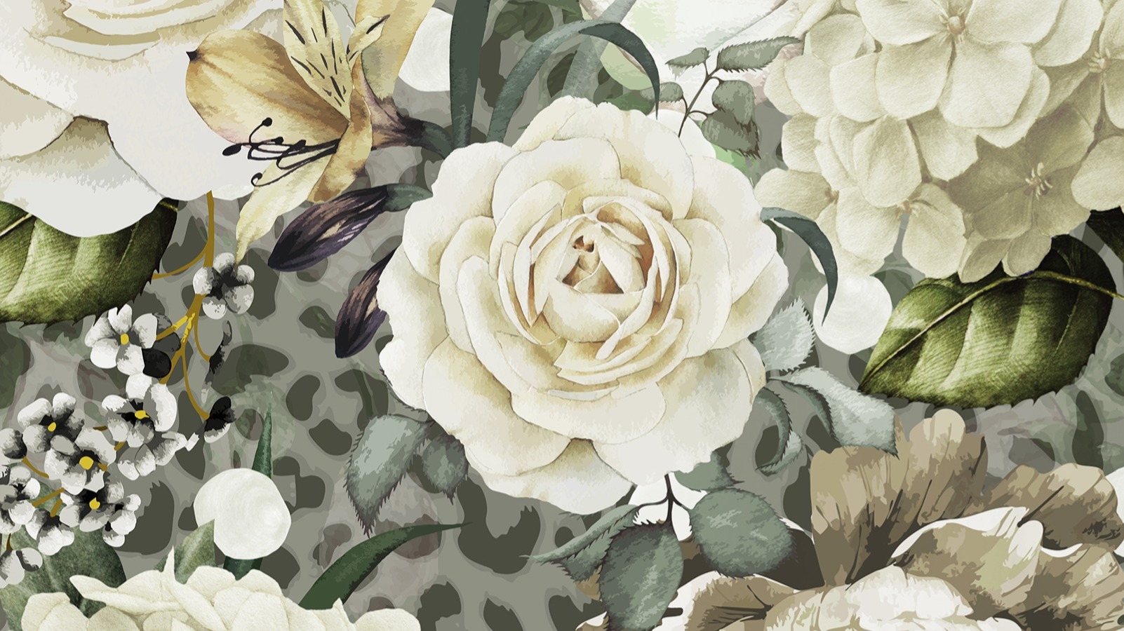 Dekbedovertrek Pure Joy - Olive detail