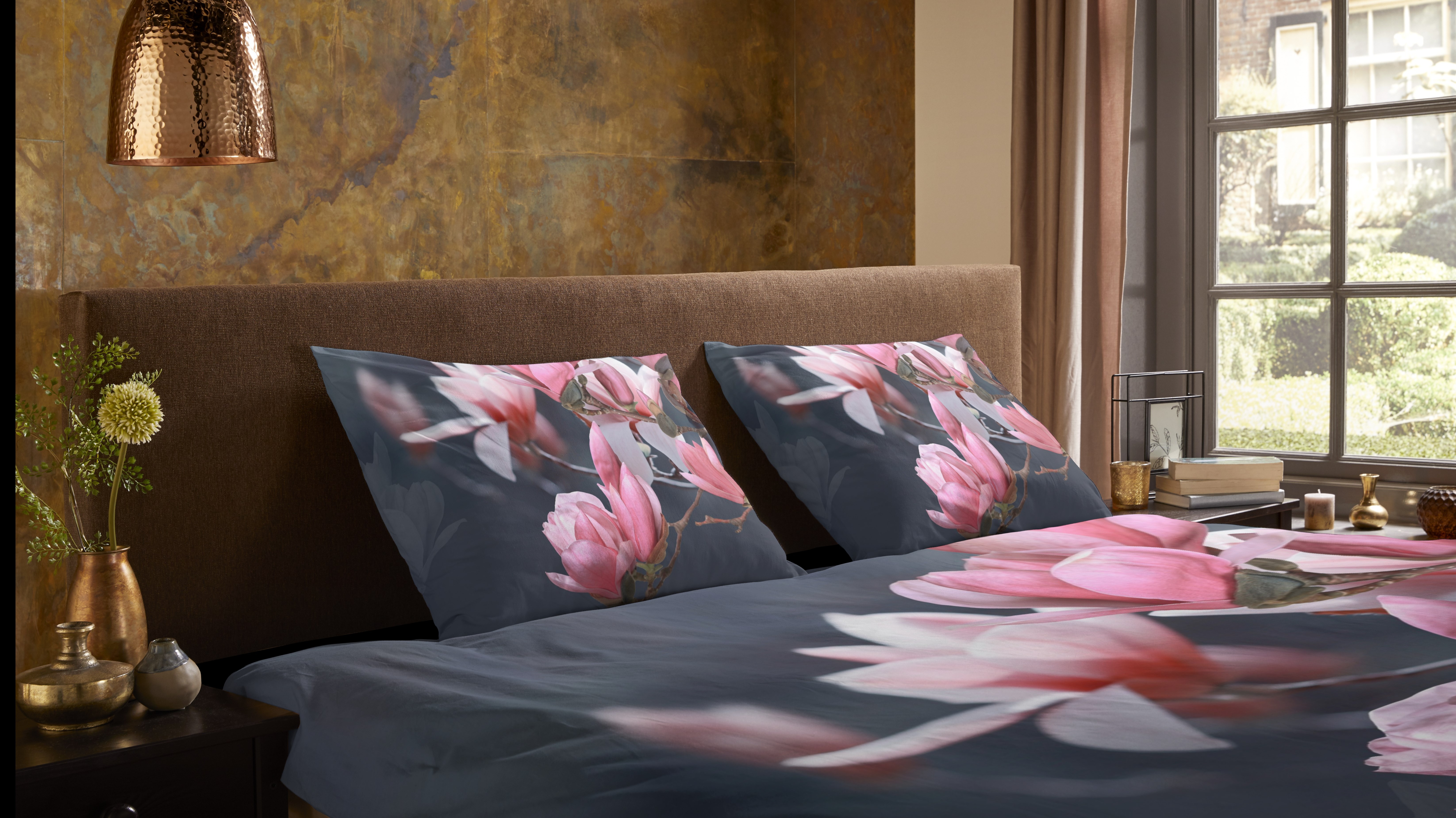 Dekbedovertrek Pure Macy - Anthracite close up