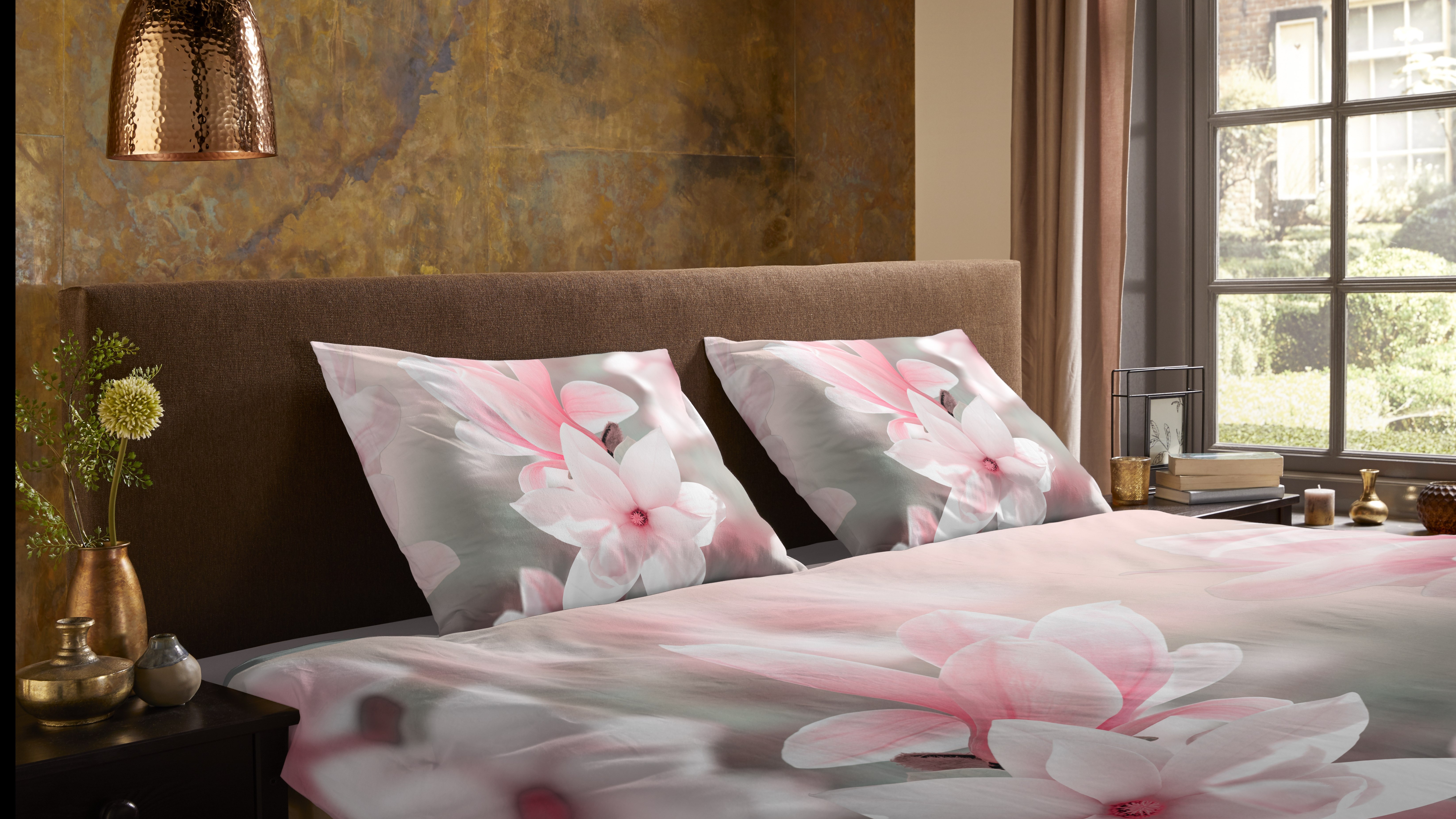 Dekbedovertrek Pure Magna - Pink close up