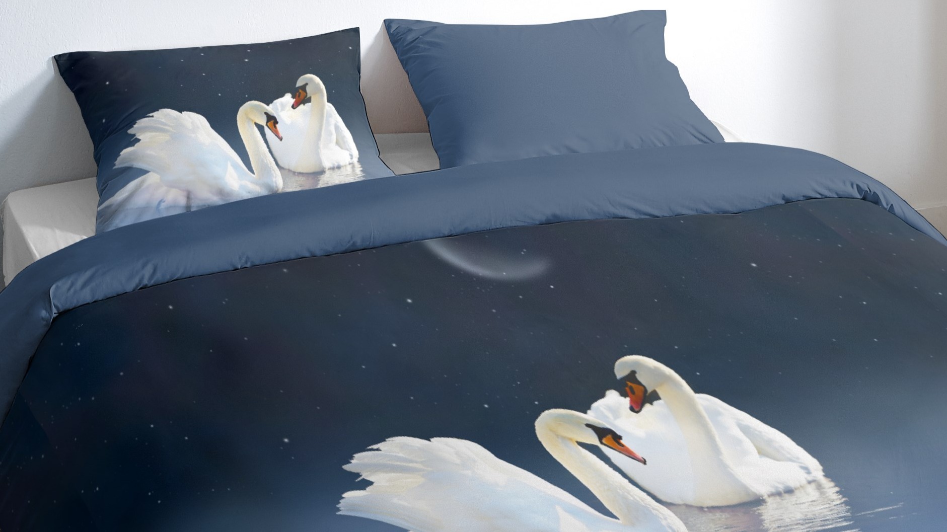 Dekbedovertrek Pure Share - Blue close up