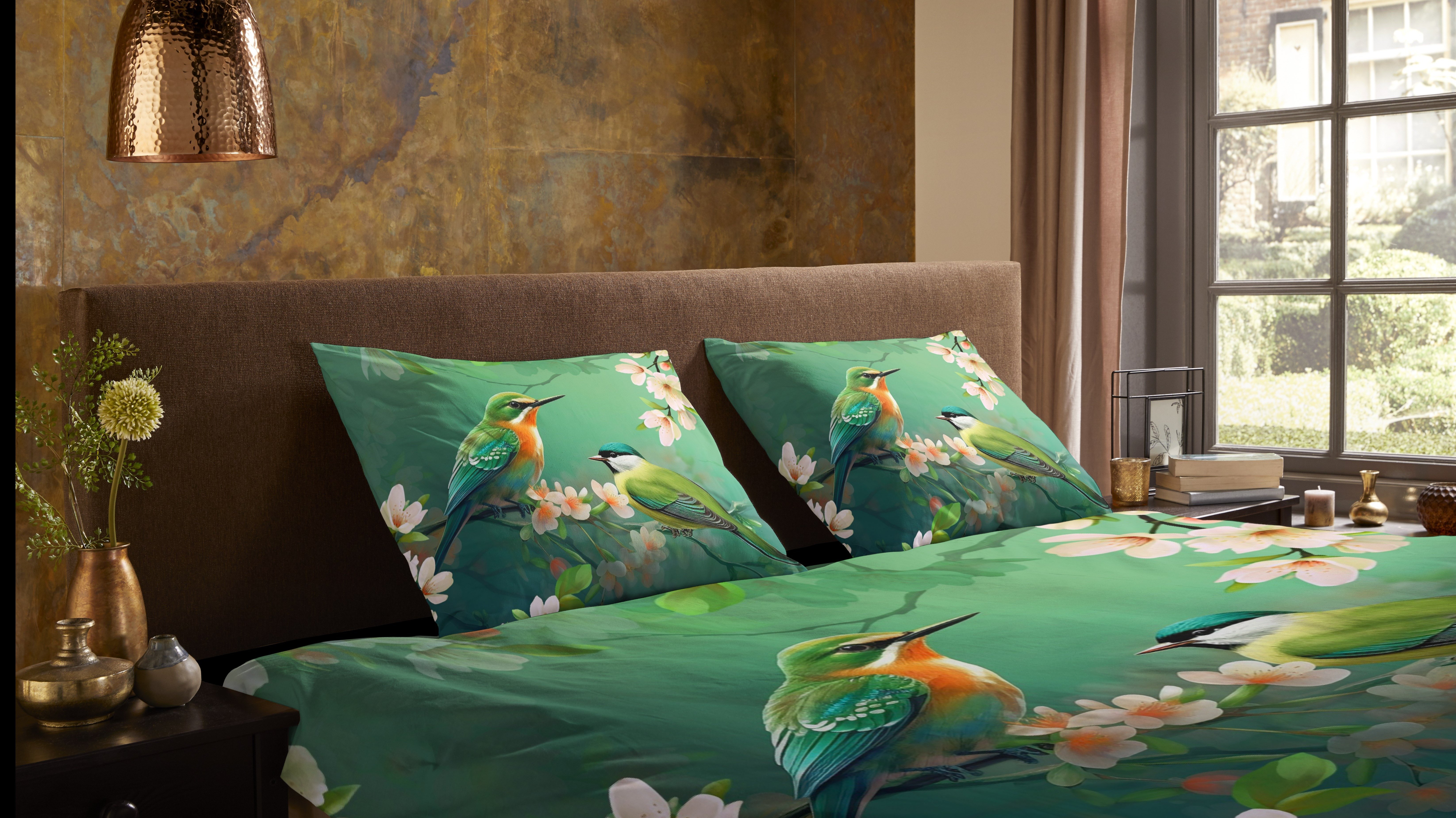 Dekbedovertrek Pure Signi - Green close up