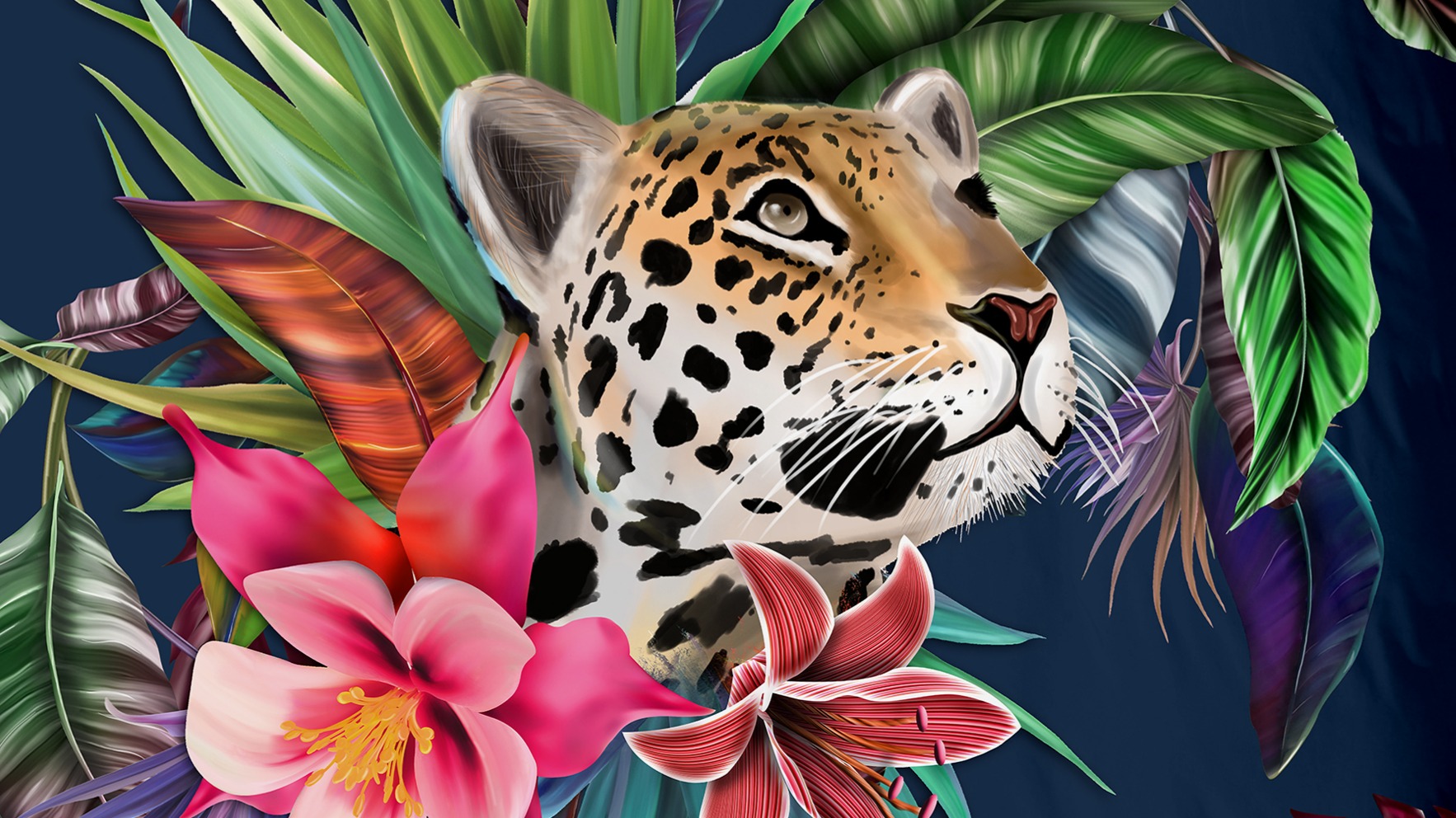 Dekbedovertrek Pure Wild - Multi detail