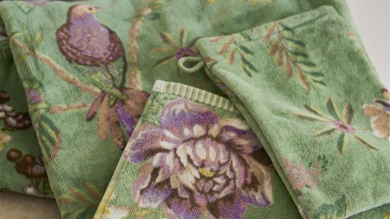 Gastendoekje Pip Studio Secret Garden - Green detail