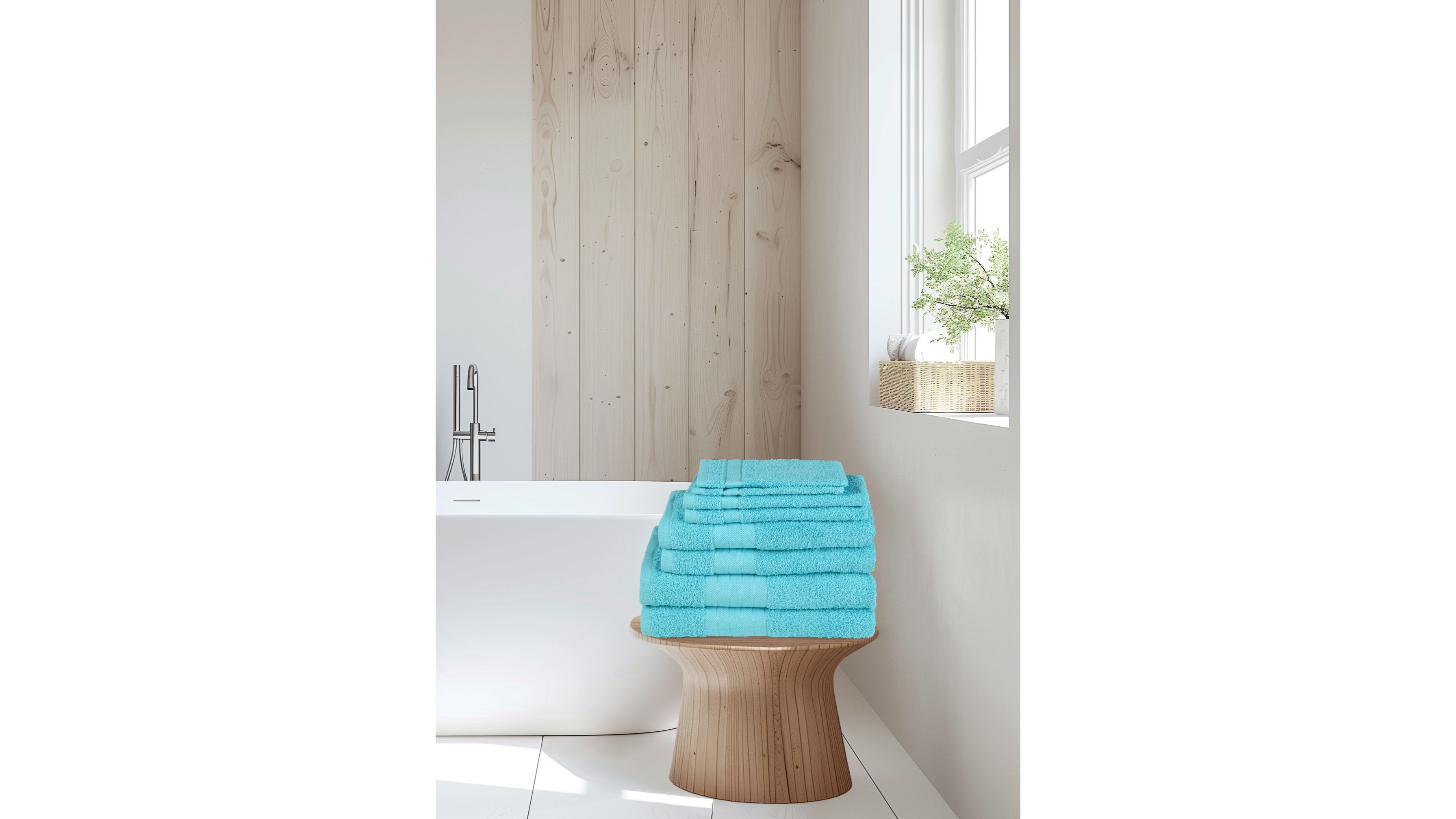 Handdoeken Set Good Morning 8 Stuks - Aqua mood