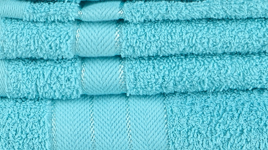 Handdoeken Set Good Morning 8 Stuks - Aqua details