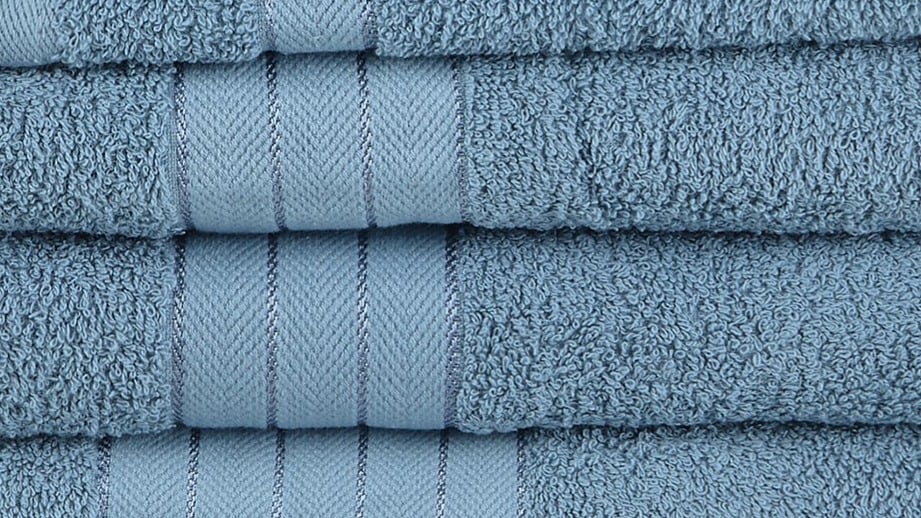 Handdoeken Set Good Morning 8 Stuks - Ice Blue details