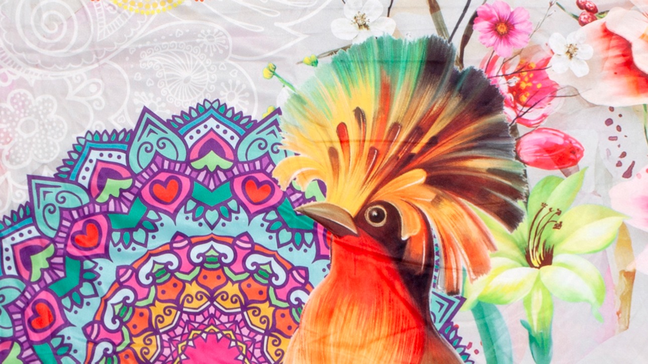 Plaid Hip Bindi - Multi detail