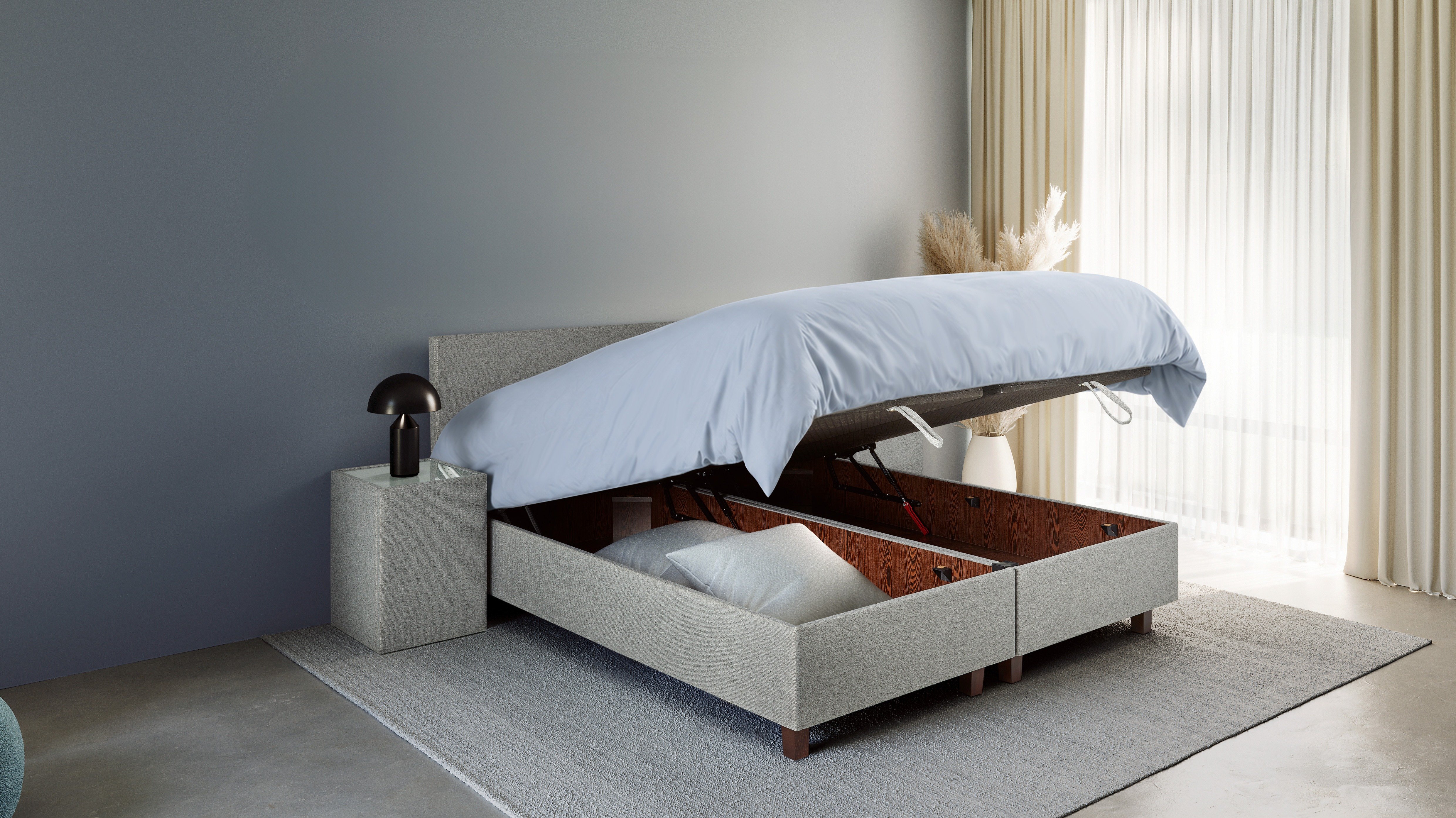 Scandinavian Storage hotelbox met Sleepy Superior matras 1