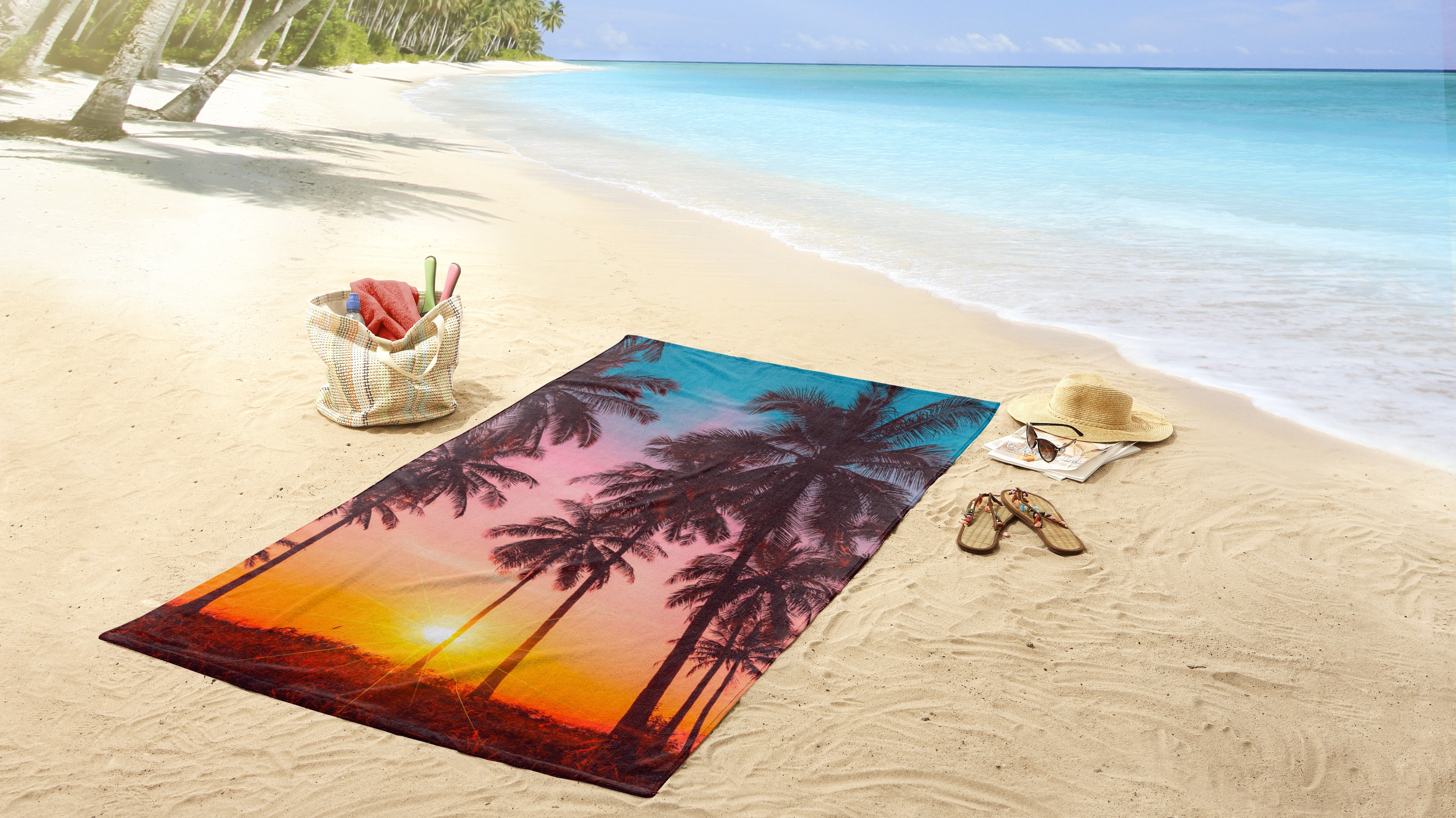 Strandlaken Good Morning Bora Bora - Multi beach