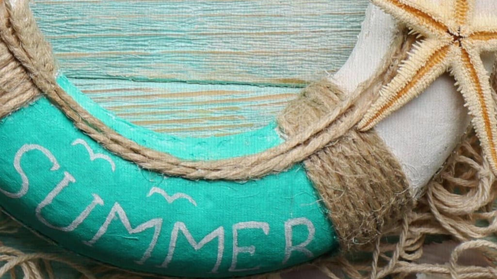 Strandlaken Good Morning Jimmy - Aqua details