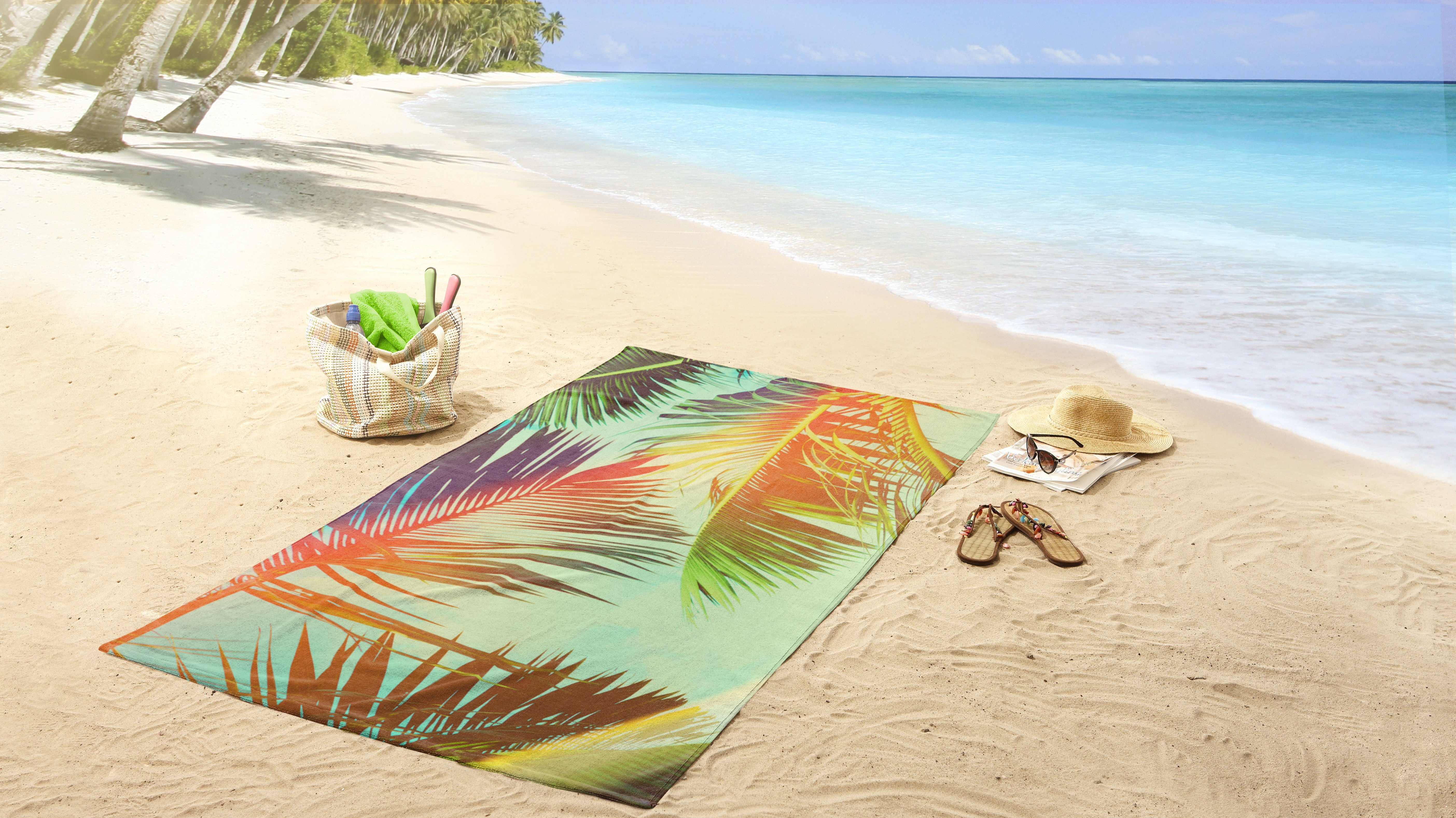 Strandlaken Good Morning Palms - Multi mood