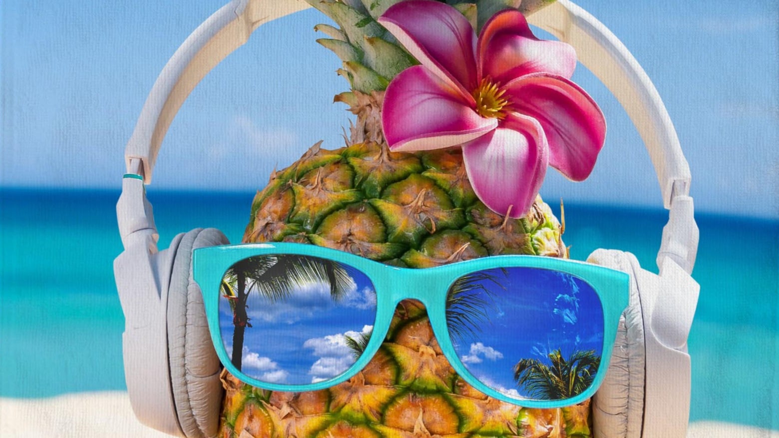 Strandlaken Good Morning Pineapple - Multi detail