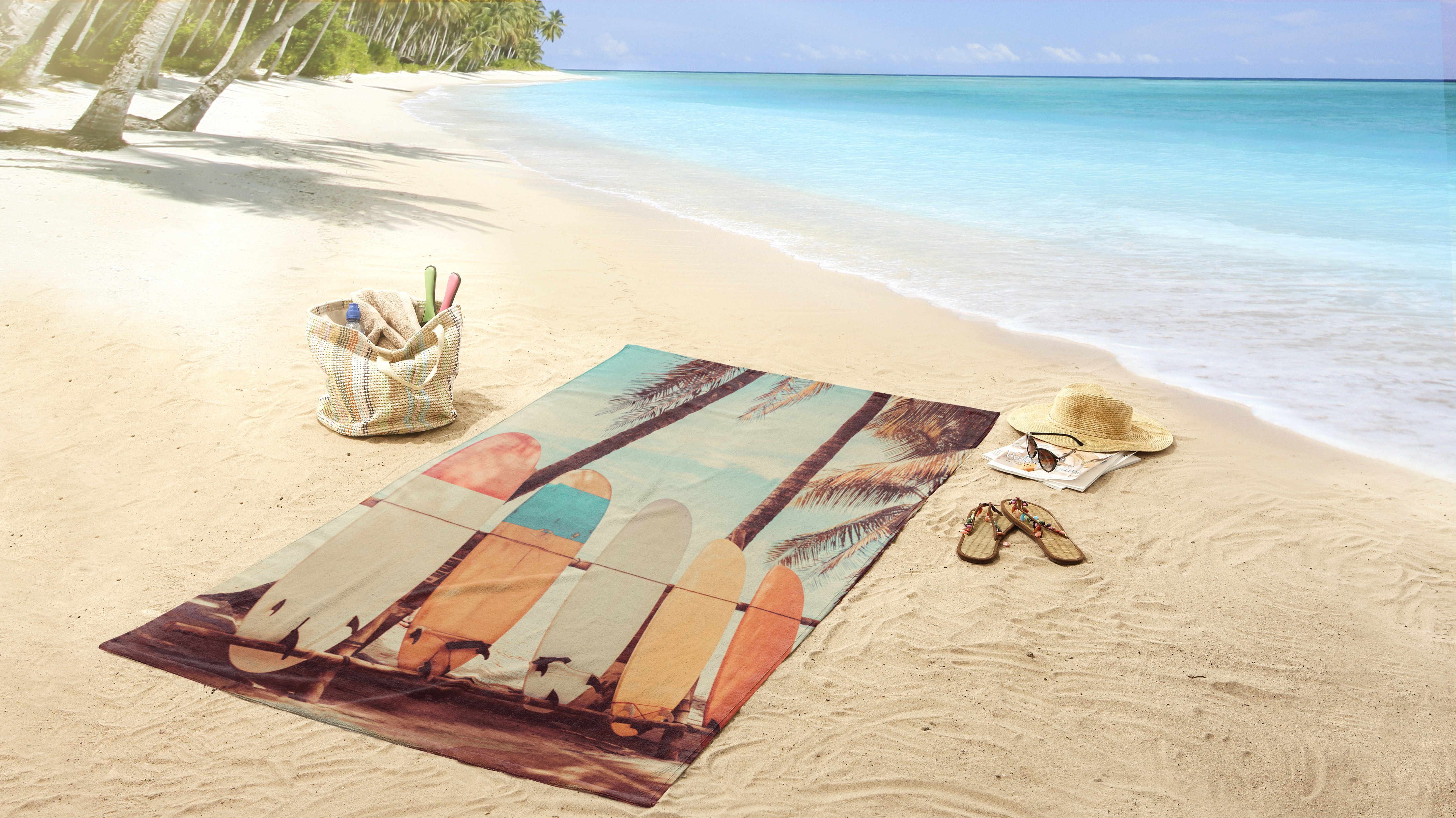 Strandlaken Kids Good Morning Vintage Surf - Multi mood