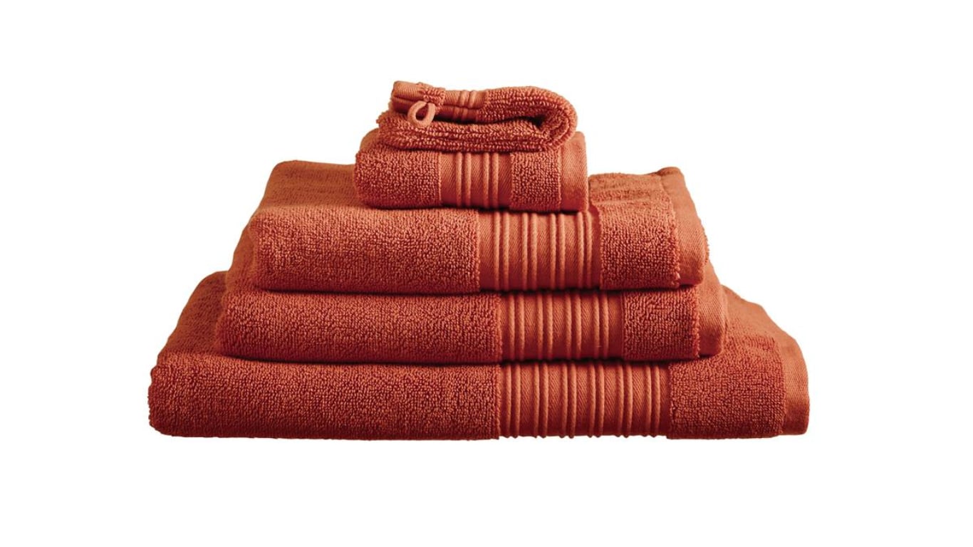 Beddinghouse Sheer set van 3 Washandjes - Oranje - Sfeer 