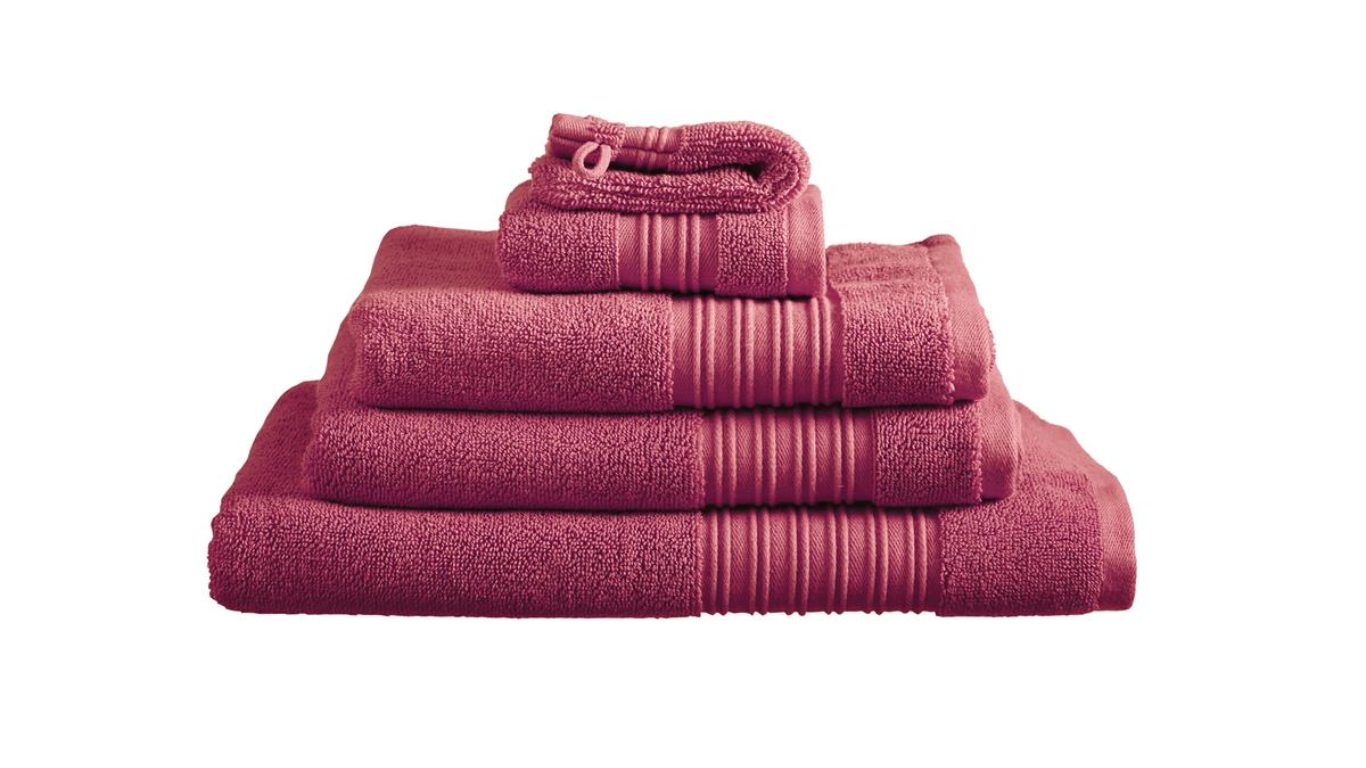 Beddinghouse Sheer set van 3 Washandjes - Rood - Sfeer