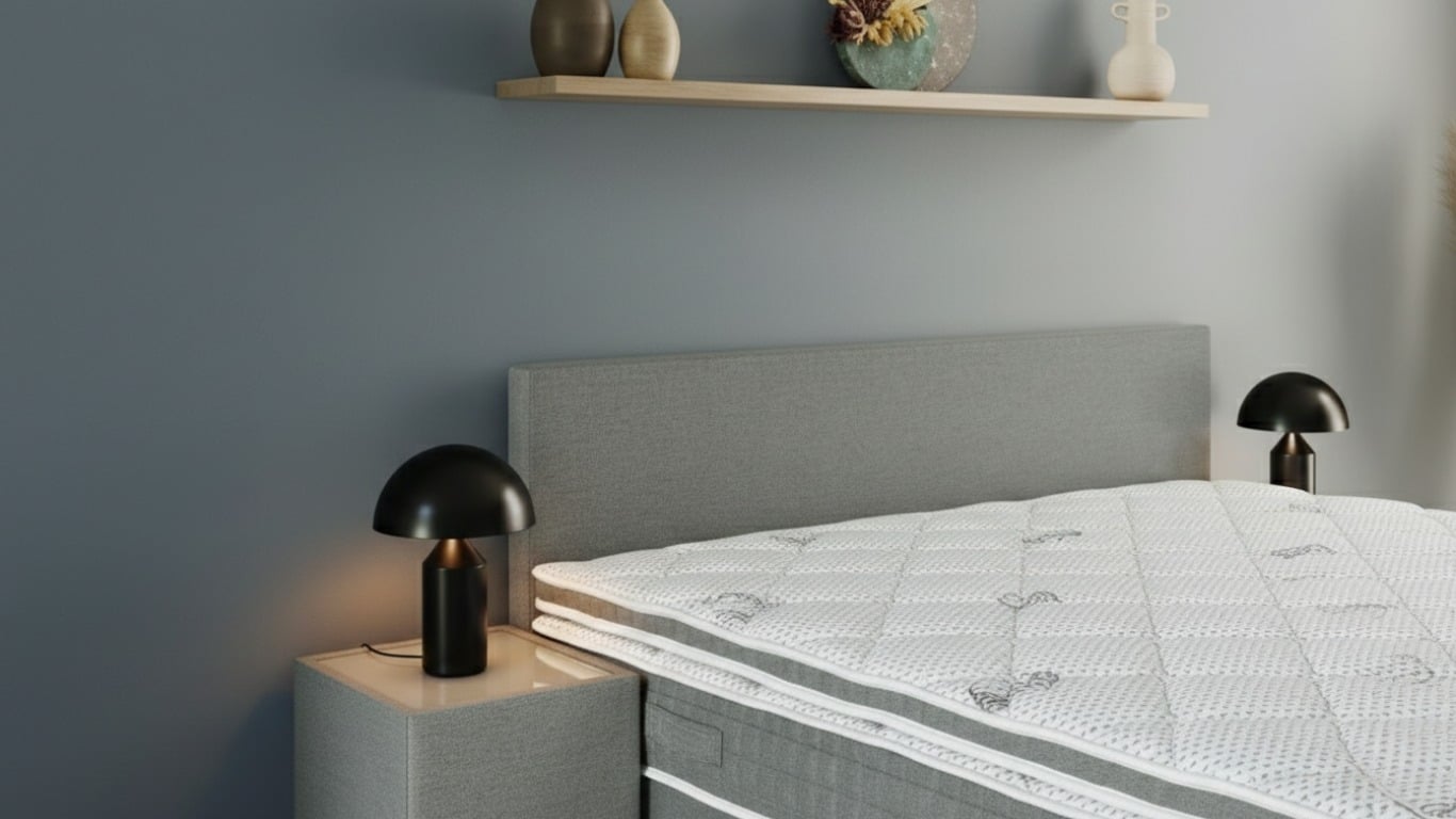 sleepy scandinavian storage - closeup